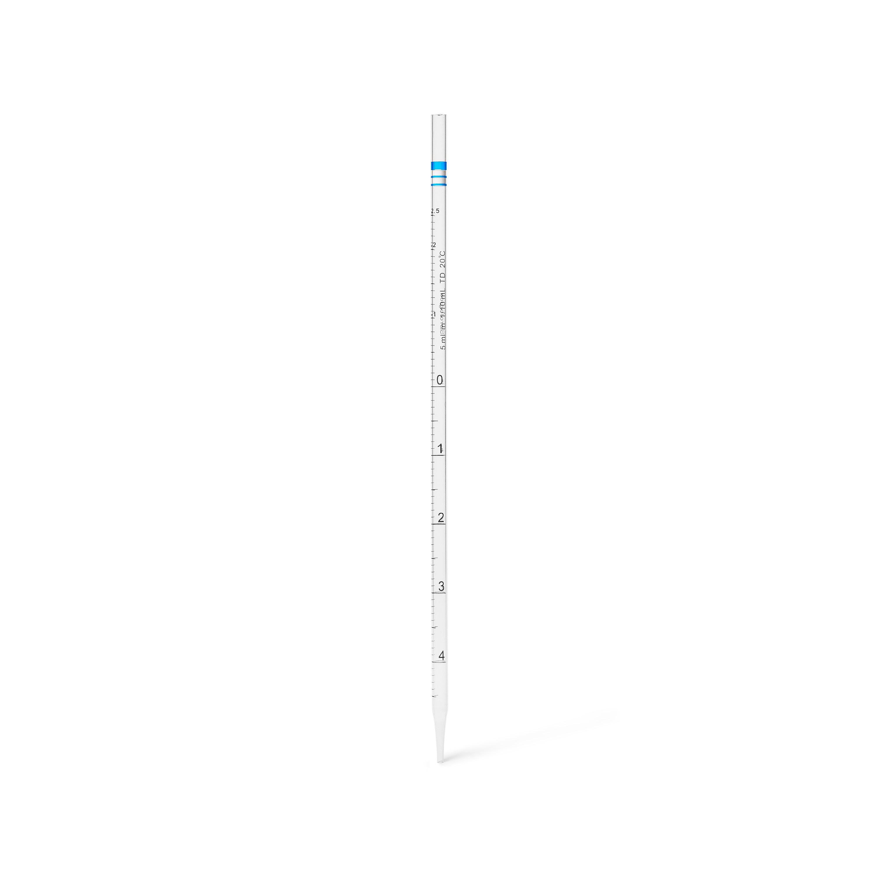 United Scientific® Serological Pipettes, Disposable, Sterile, 5 mL, Blue Stripe, comes with 50