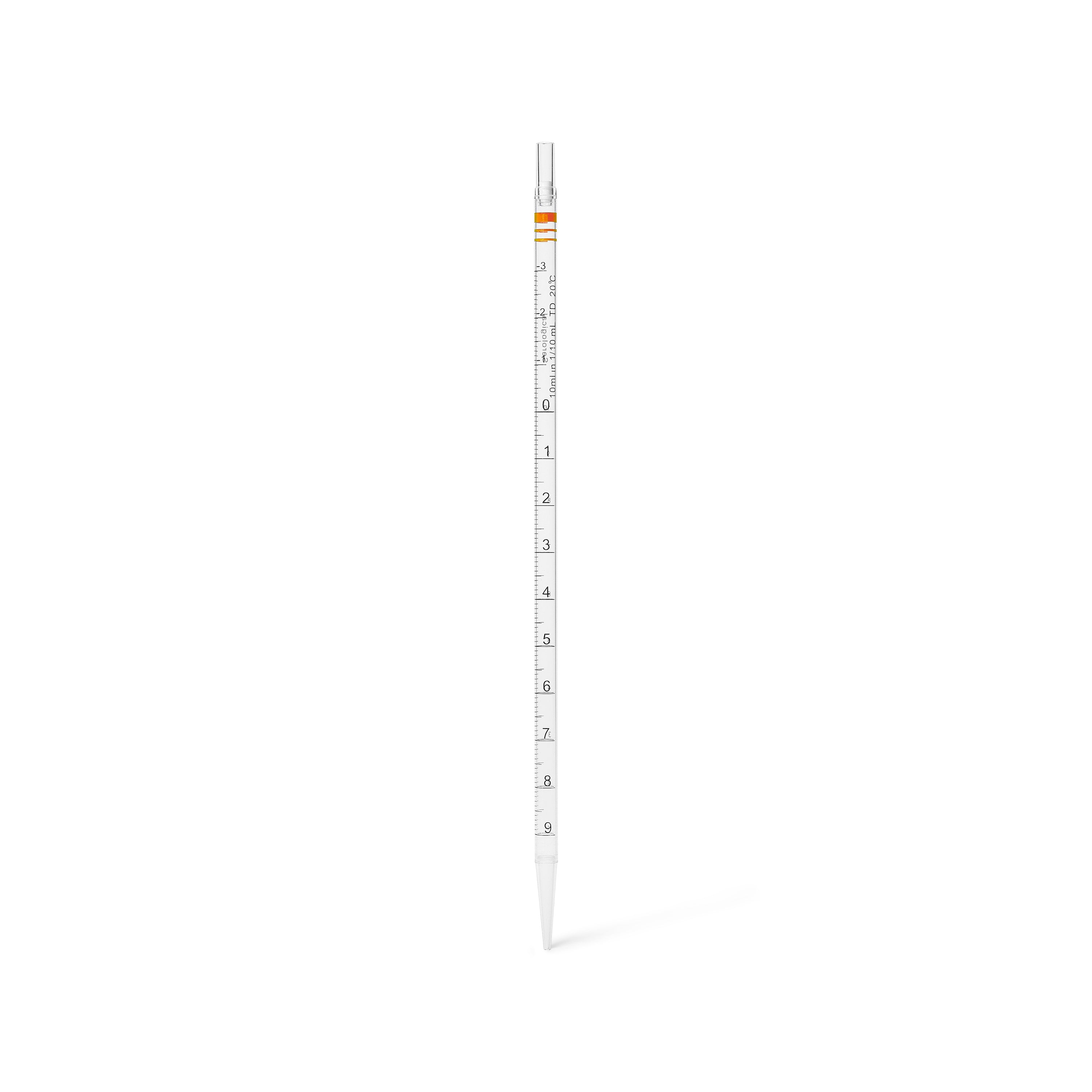 United Scientific® Serological Pipettes, Disposable, Sterile, 10 mL, Red  Stripe, comes with 50
