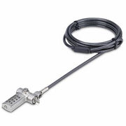 StarTech.com 25-Pack Universal Laptop Lock 6.6ft (2m) Serialized Security Cable for Notebook Compatible with Noble Wedge/Nano/K-Slot Keyless Combinati