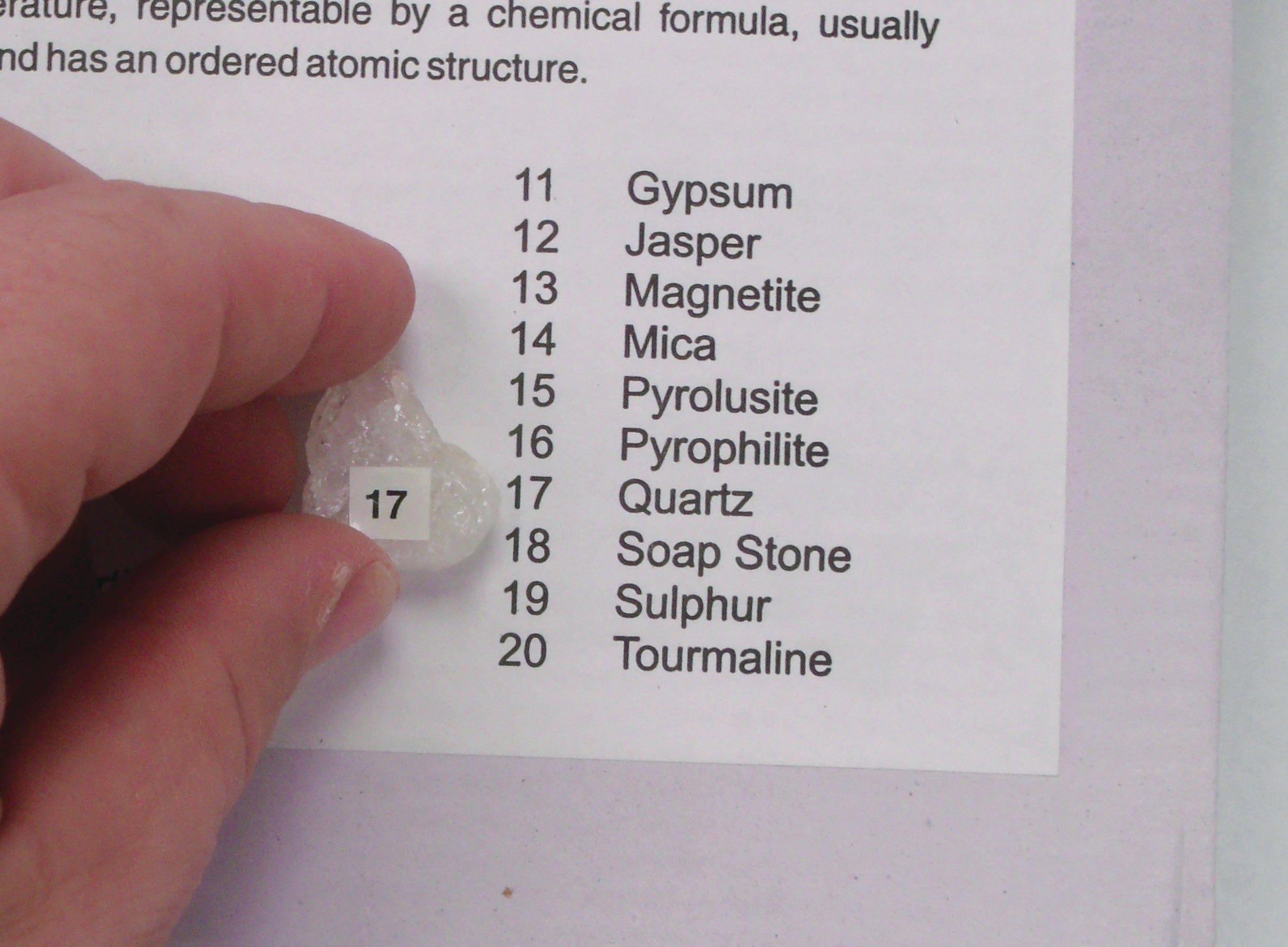 United Scientific® Collection Of 20 Minerals