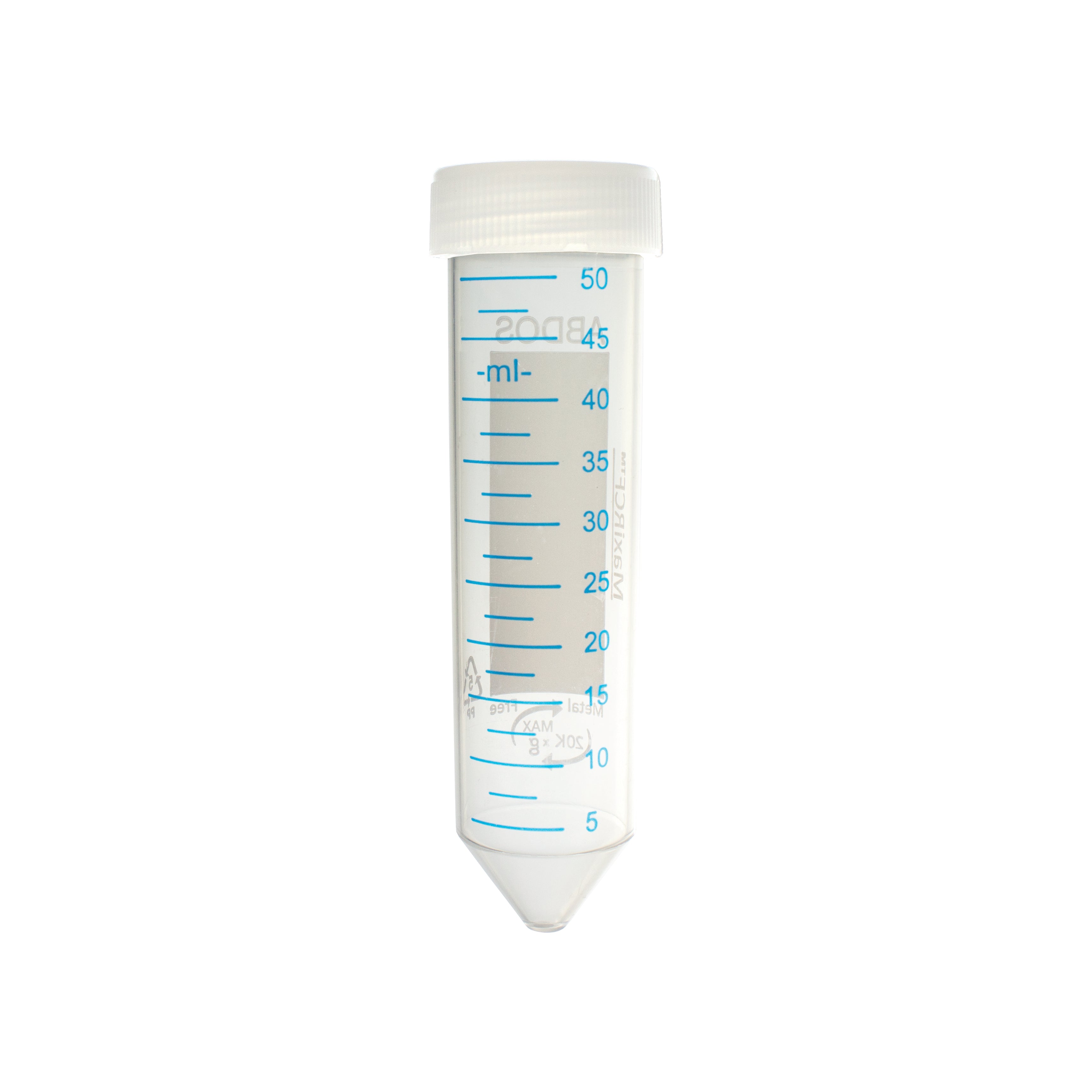 MaxiRCF™ Centrifuge Tube, Conical, PP, 50 mL, Trace Metal Free, Sterile, comes with 500