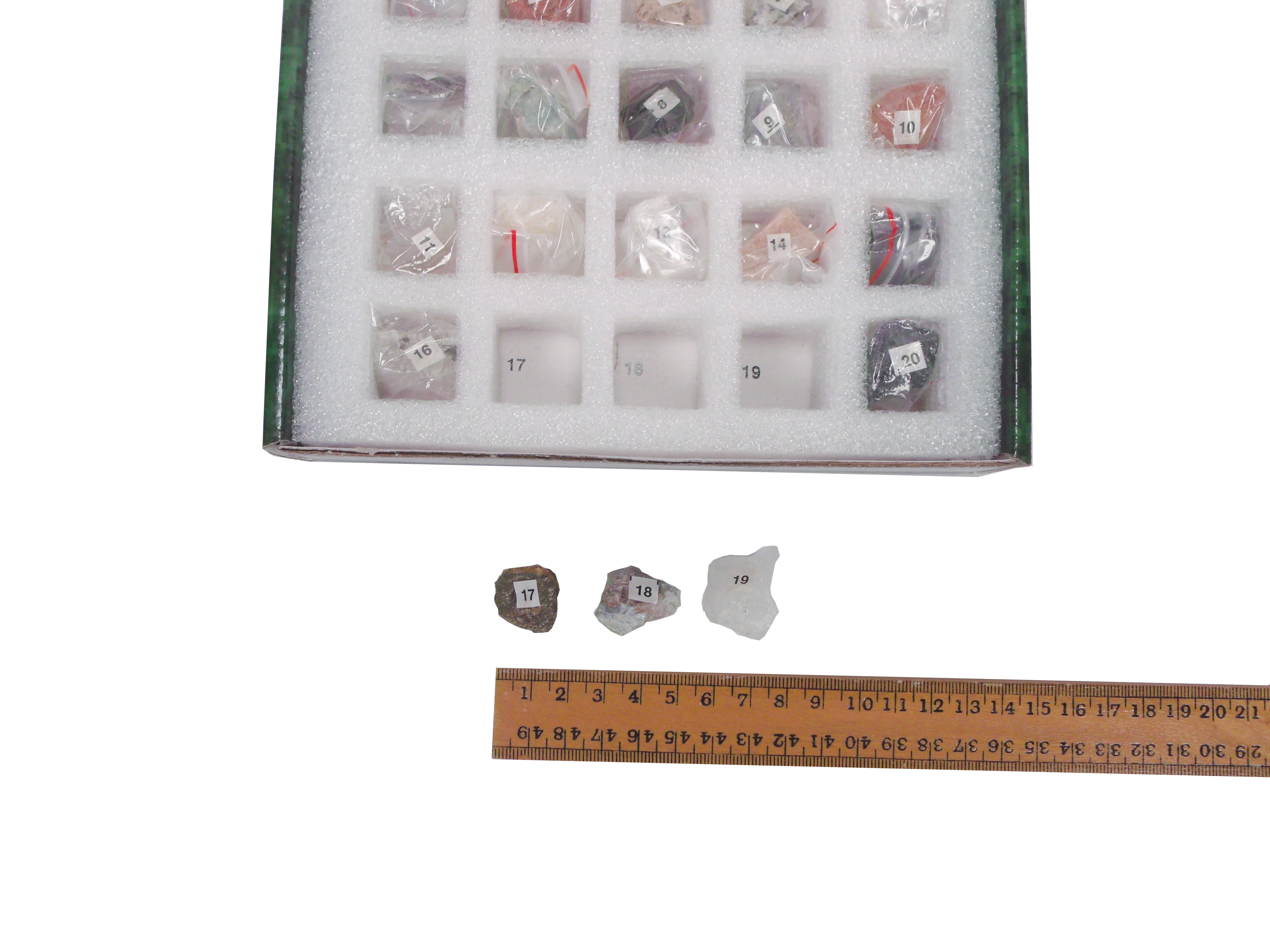 United Scientific® Collection Of 20 Rocks & Minerals