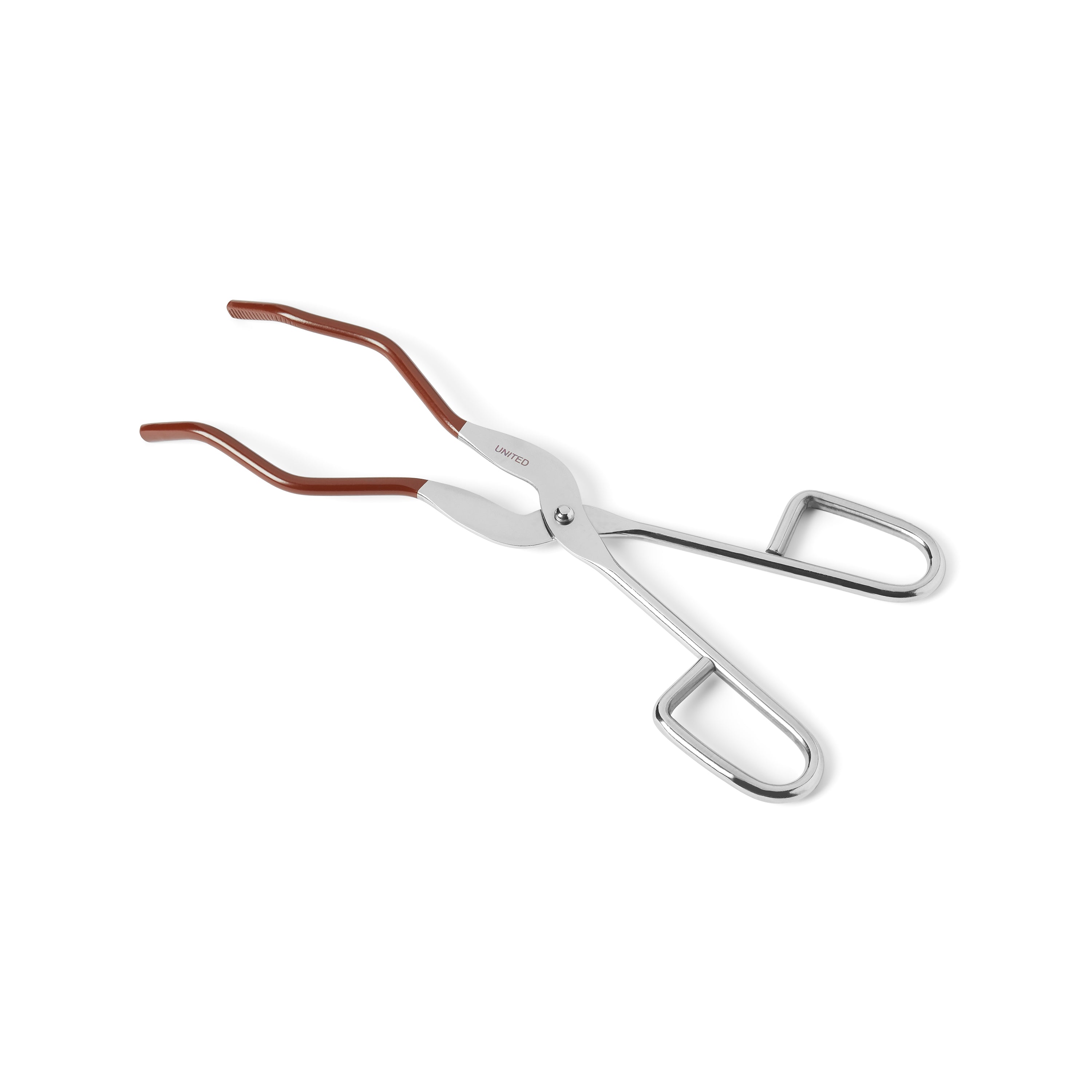 United Scientific® Crucible Tongs Stainless Steel PTFE Tips
