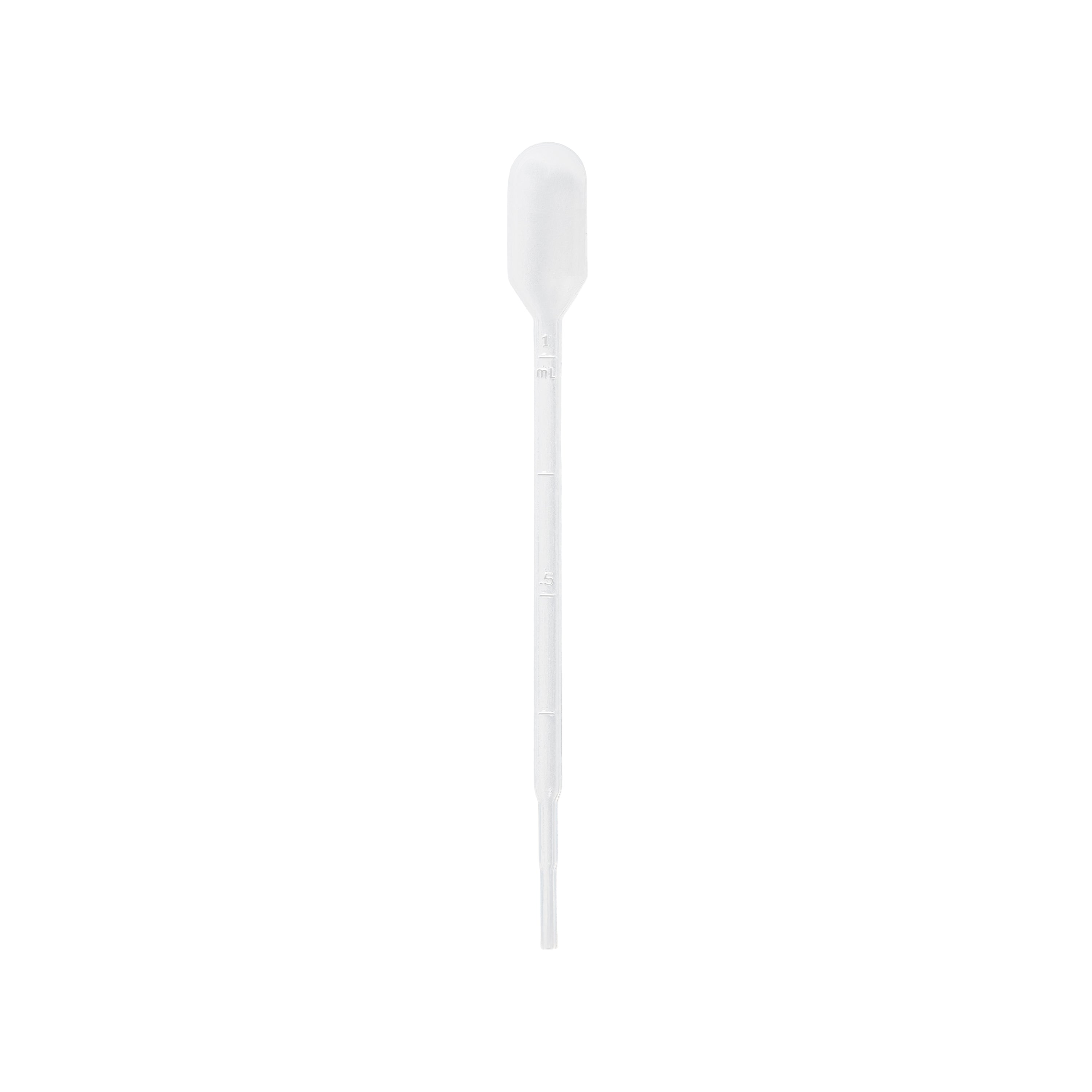 United Scientific® Transfer Pipette, 3.0 mL, Graduated to 1 mL, LDPE, Pk/500, comes with 500
