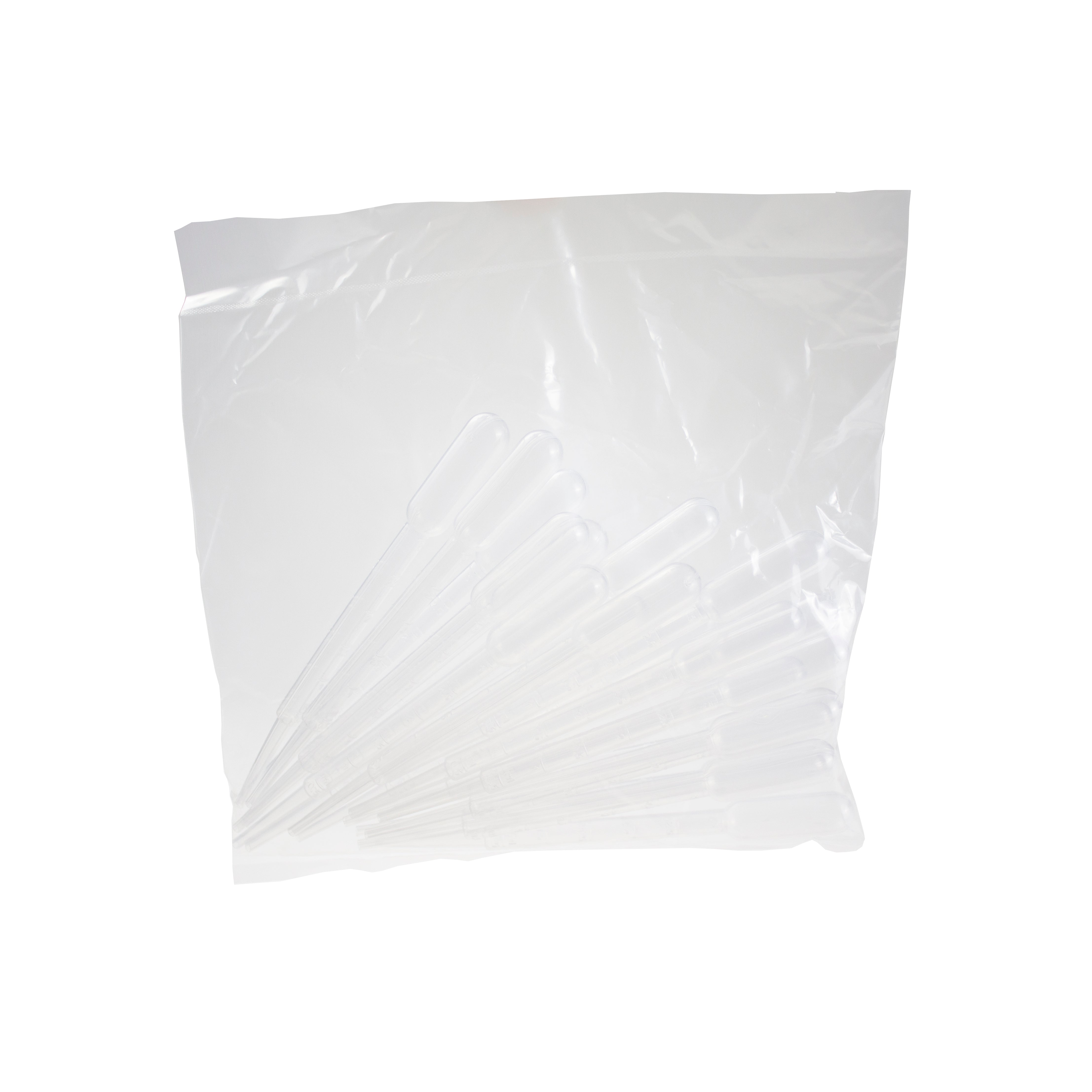 United Scientific® Transfer Pipette, 1.5 mL, Graduated to 0.3 mL, Sterile, LDPE, 20/Bag, Pk/400, comes with 400