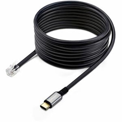 StarTech.com UR9-HEADSET-ADAPTER Cable Gender Changer USB-C RJ-9 Black