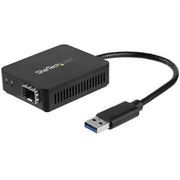 StarTech US1GA30SFP USB to Fiber Optic Converter - Open SFP - 1000BASE-SX/LX - Windows / Mac / Linux - USB 3.0 Ethernet Adapter - Network Adapter