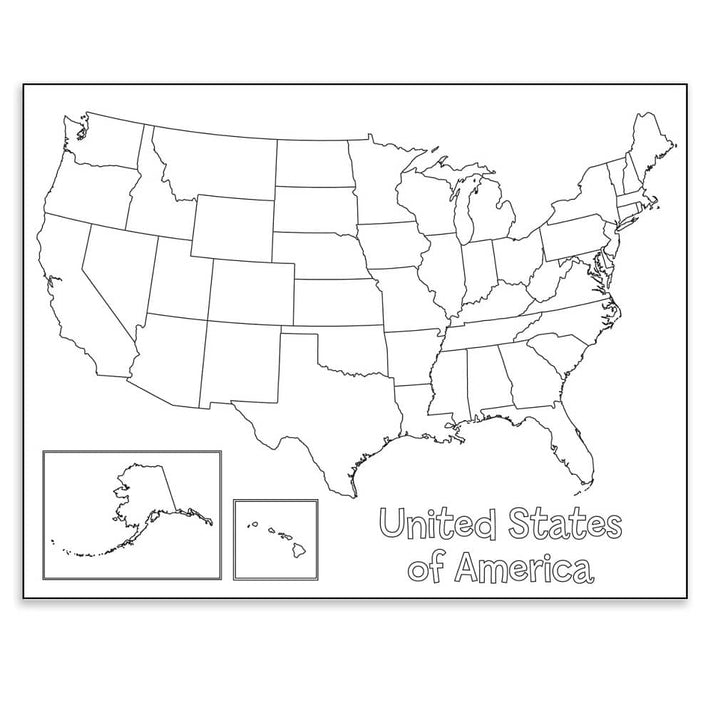 Creative Learning Posters - 24/pack - USA Map