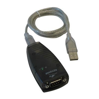 Tripp Lite by Eaton Keyspan USB to Serial Adapter - USB-A Male to DB9 RS232 Male 3 ft. (0.91 m) TAA
