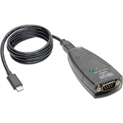 Tripp Lite by Eaton USB-C to Serial DB9 RS232 Adapter Cable - 3 ft. (0.91 m) Keyspan High-Speed (M/M) TAA