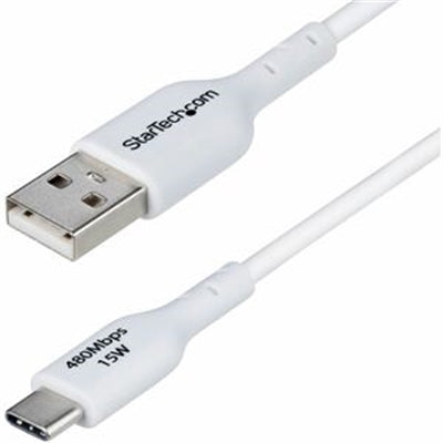 StarTech.com - StarTech 3ft USB-a to USB-C Charging Cable, 3A, USB 2.0, TPE Jacket - White