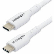 StarTech.com - StarTech 10ft White USB-C Cable, 60W PD, USB 2.0, TPE Jacket, M/M