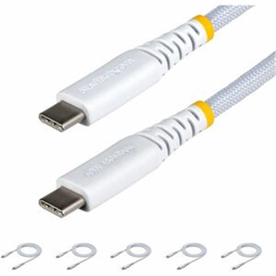 StarTech.com - 5-Pack 3ft USB-C Cable, 60W PD, Braided Nylon/TPE, Rugged USB C Cord