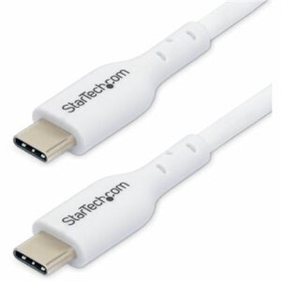 StarTech.com - StarTech 6ft White USB-C Cable, 60W PD, USB 2.0, TPE Jacket, M/M