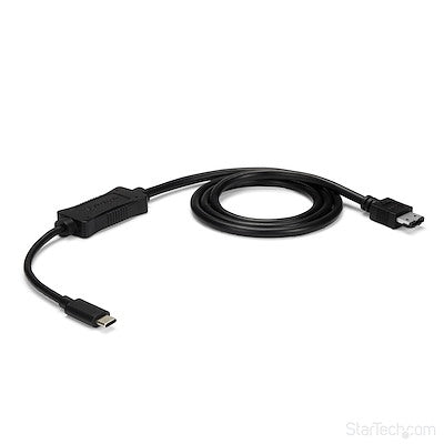 StarTech.com - USB C to ESATA Cable, 3 Ft (1m), USB 3.0 (5Gbps) for HDD/SSD/ODD
