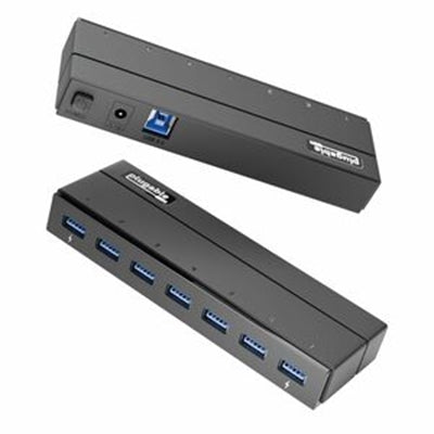 Plugable 7-Port USB 3.0 Hub with 36W Power Adapter