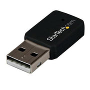 Startech USB 2.0 AC600 Mini Dual Band Wireless-AC Network Adapter - 1T1R 802.11ac WiFi Adapter - USB 2.0 - 433 Mbit/s - 2.48 GHz ISM - 5.83 GHz UNII -