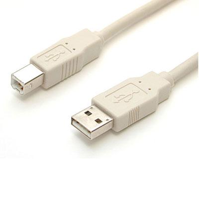 Startech 10 Ft Beige a to B USB 2.0 Cable - M/m - 1 X Type a Male - 1 X Type B Male - 10ft - Beige (usbfab_10)