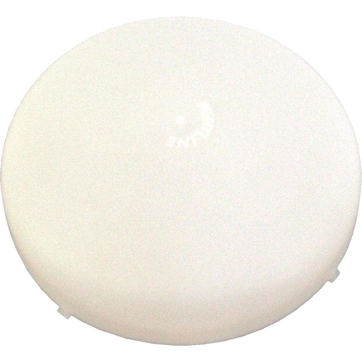United States Hardware 8-1/4 In. White Mobile Home Exhaust Fan Cover