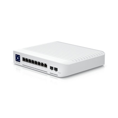 Ubiquiti - Enterprise 8 8-Port 2.5Gb PoE+ Compliant Managed Network Switch USW-Enterprise-8-PoE - White