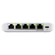 Ubiquiti - Flex Mini 2.5G 5-Port Managed Network Switch USW-Flex-2.5G-5 - White