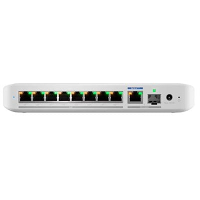 Ubiquiti - Flex 2.5G PoE 8-Port PoE++ Compliant Managed Network Switch USW-Flex-2.5G-8-PoE - White