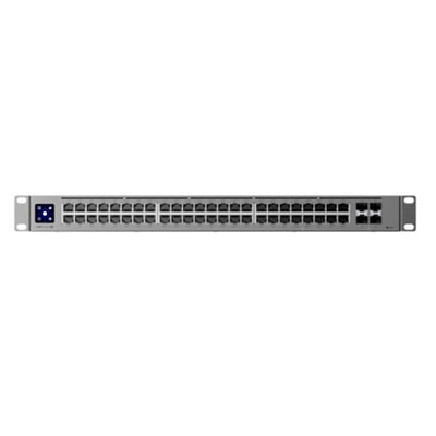 Ubiquiti - Pro Max 48 48-Port 2.5G/1G PoE++ Compliant Managed Network Switch USW-Pro-Max-48-PoE - Gray
