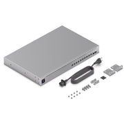Ubiquiti - Pro XG 10 10-Port 10G PoE 4 Compliant Managed Network Switch USW-PRO-XG-10-POE - Gray