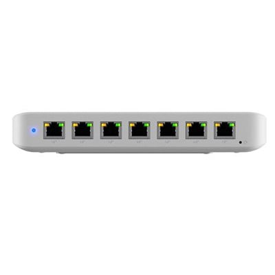 Ubiquiti Ultra 210W, Compact 8-port Layer 2 GbE PoE Switch Versatile Mounting [USW-Ultra-210W]