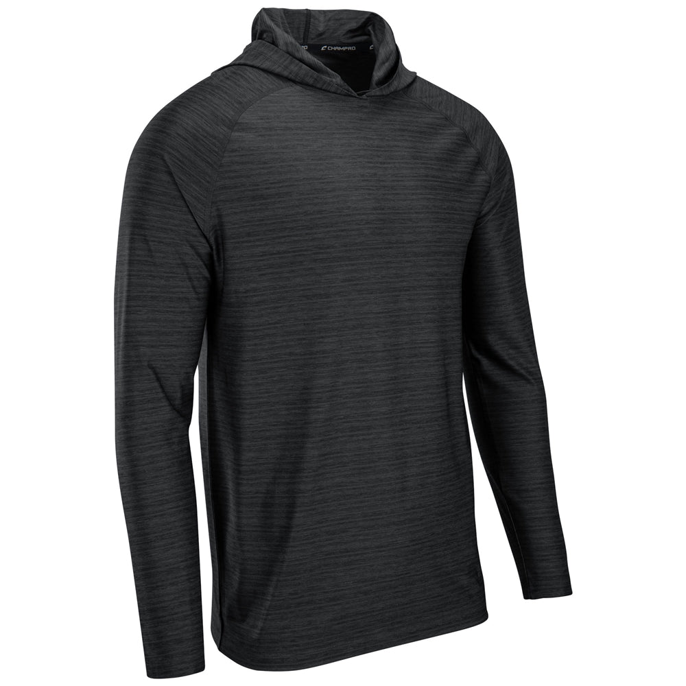 UV Hoodie - Heather Black - Adult - Medium