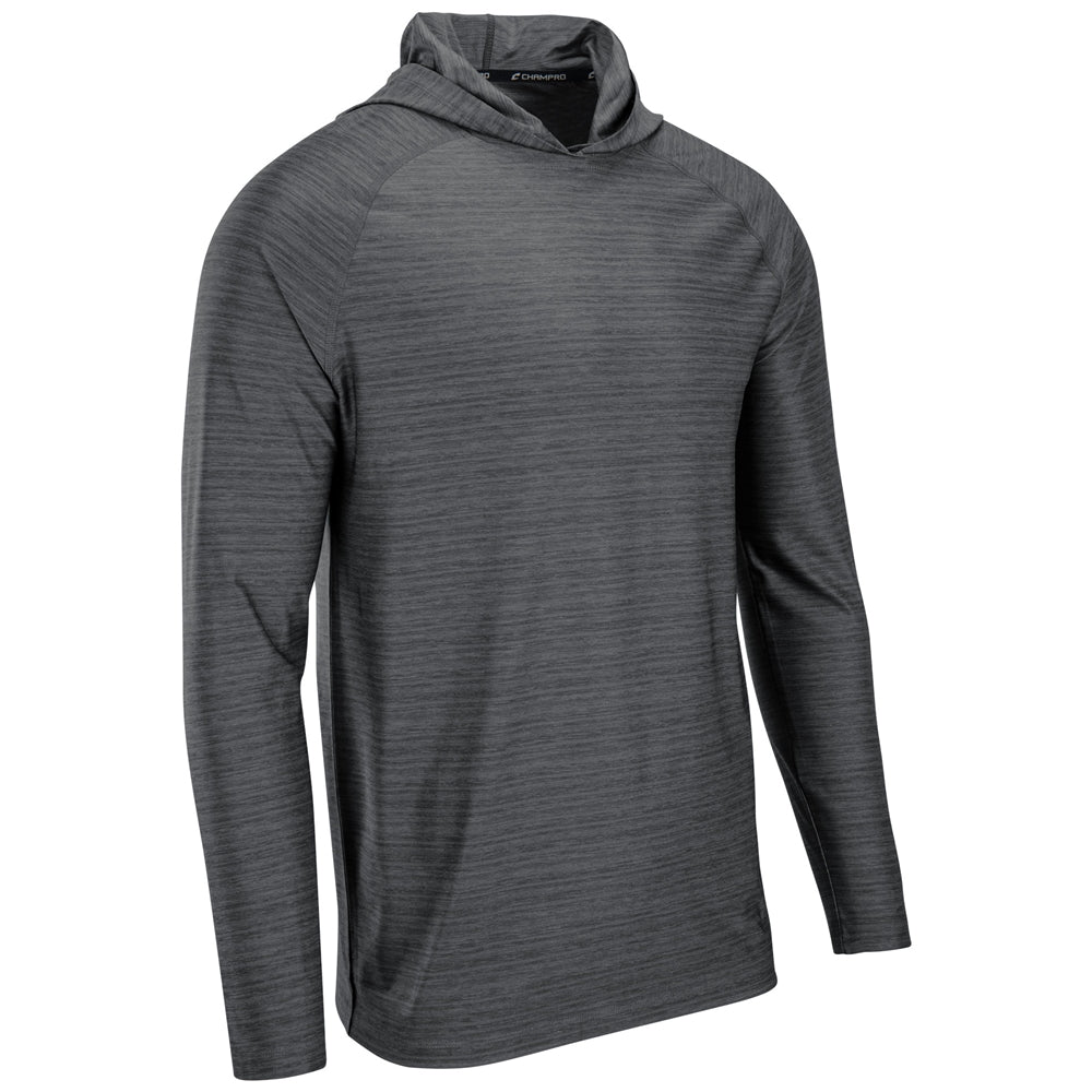 UV Hoodie - Heather Charcoal - Adult - 3XL