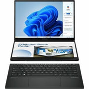 ASUS - Zenbook Duo Dual 14" 3K OLED Touch Laptop - Evo Intel Core Ultra 9 285H with 32GB RAM - Intel Arc Graphics - 1TB SSD - Inkwell Gray