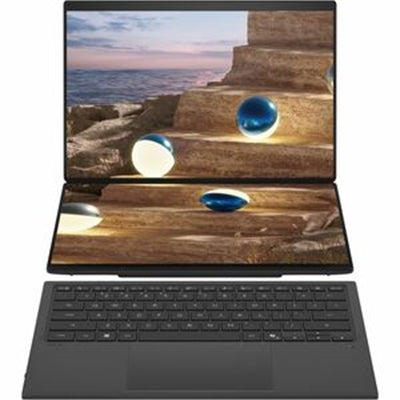 Asus ZenBook Duo UX8407 UX8407AA-DS99T 14&amp;quot; Touchscreen Detachable Copilot+ PC 2 in 1 Notebook - 3K - 144 Hz - Intel Core Ultra 9 386H - 32 GB - 1 TB SSD - Moher Gray