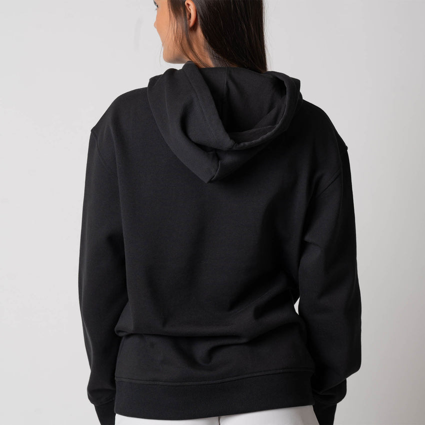 Unisex Fleece Hoodie (Black) - S