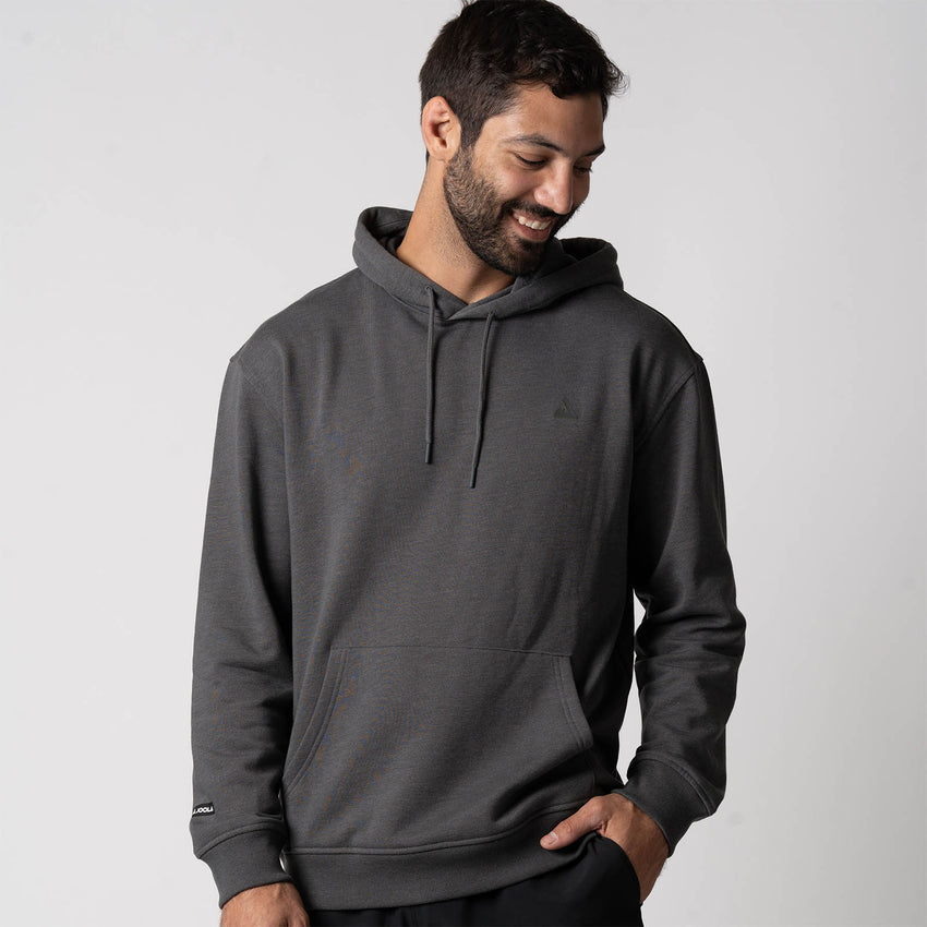 Unisex Fleece Hoodie (Charcoal Gray Heather) - S