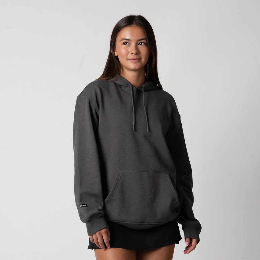 Unisex Fleece Hoodie (Charcoal Gray Heather) - XL