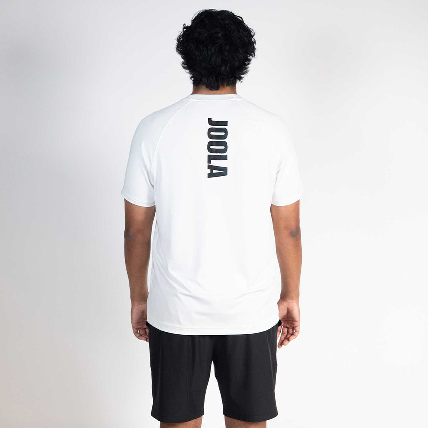 Men's Court Short Sleeve (White) - L