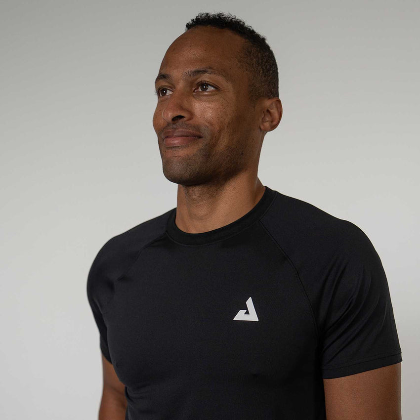 Men's Court Short Sleeve (Black) - M