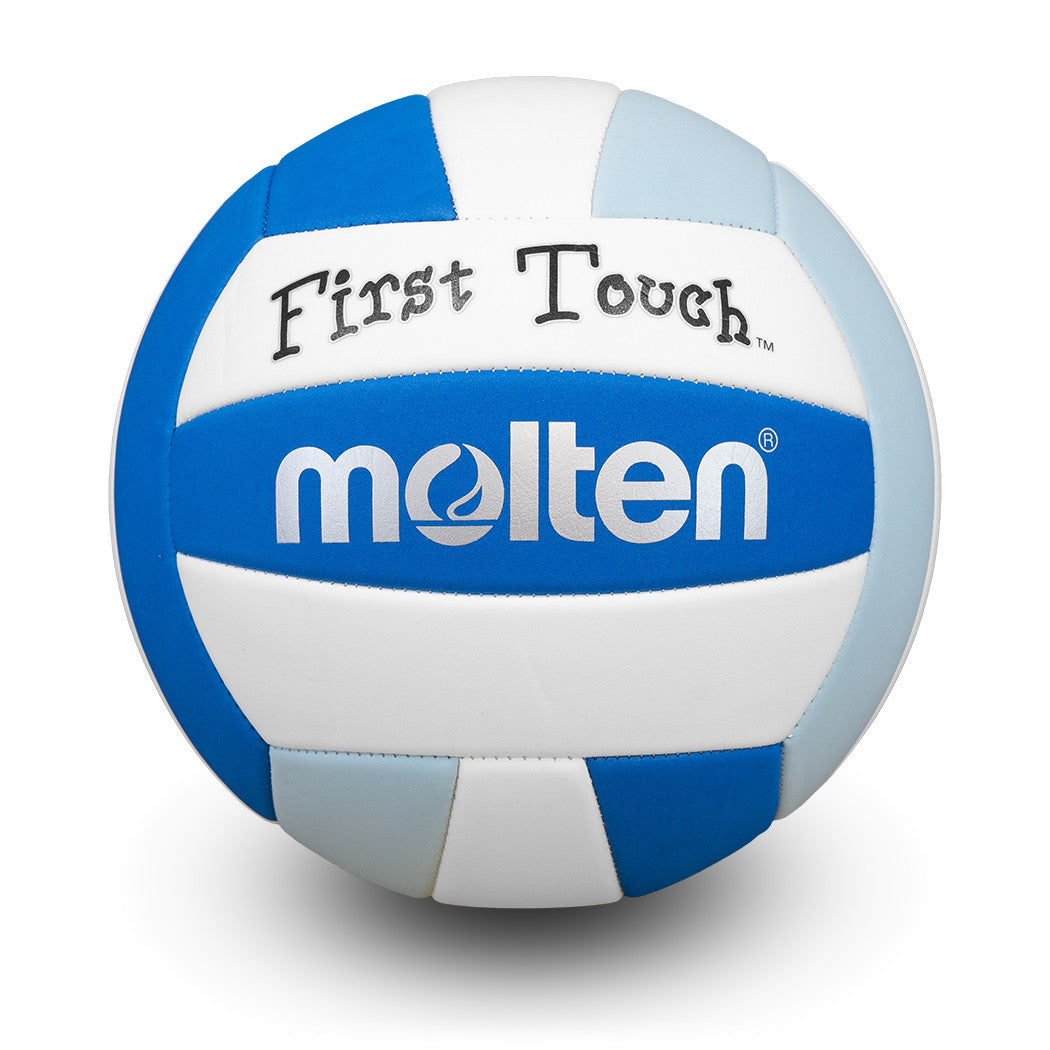 Training Volleyball Soft Cloth And Foam Cover, Lightweight 7.5 Ounces, Red/White/Blue