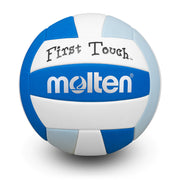 Training Volleyball Soft Cloth And Foam Cover, Lightweight 7.5 Ounces, Red/White/Blue