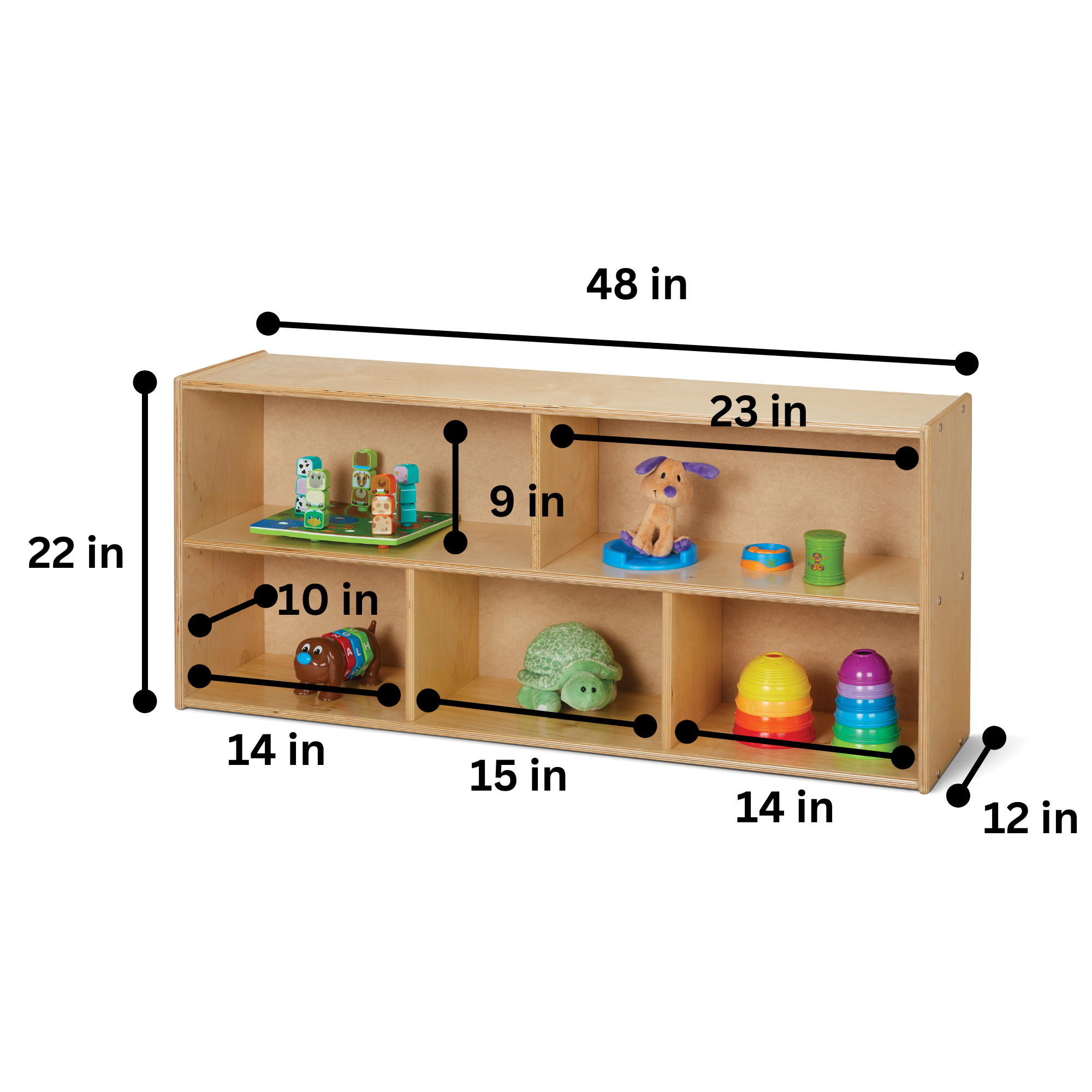 Young Time® Toddler Single Storage Unit