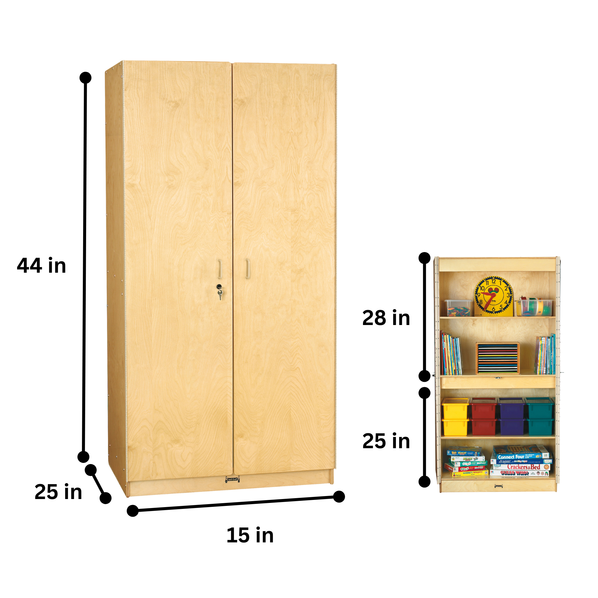 Jonti-Craft® Space-Saver Storage Cabinet
