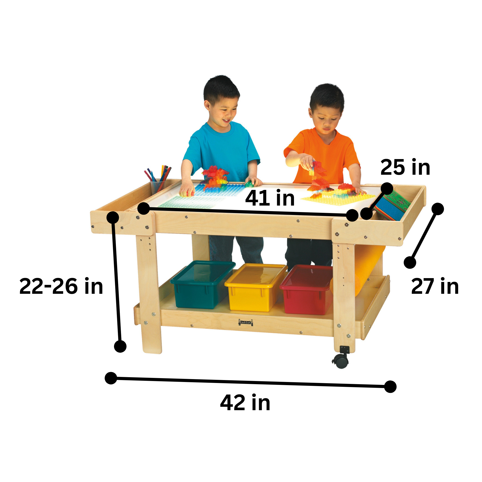 Jonti-Craft® Creative Light Center - with Side Caddies