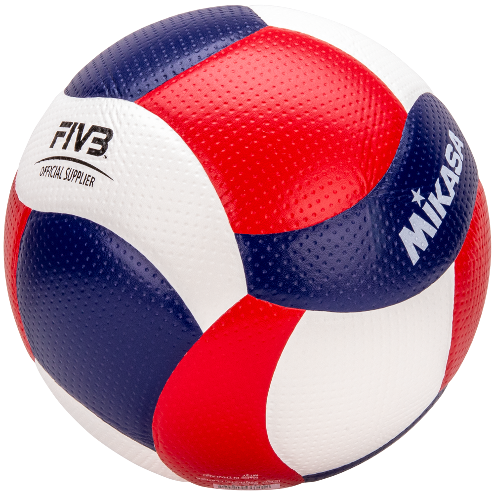 Official Game Ball of the FIVB, 18 panel,  red/white/navy, FIVB and NFHS approved
