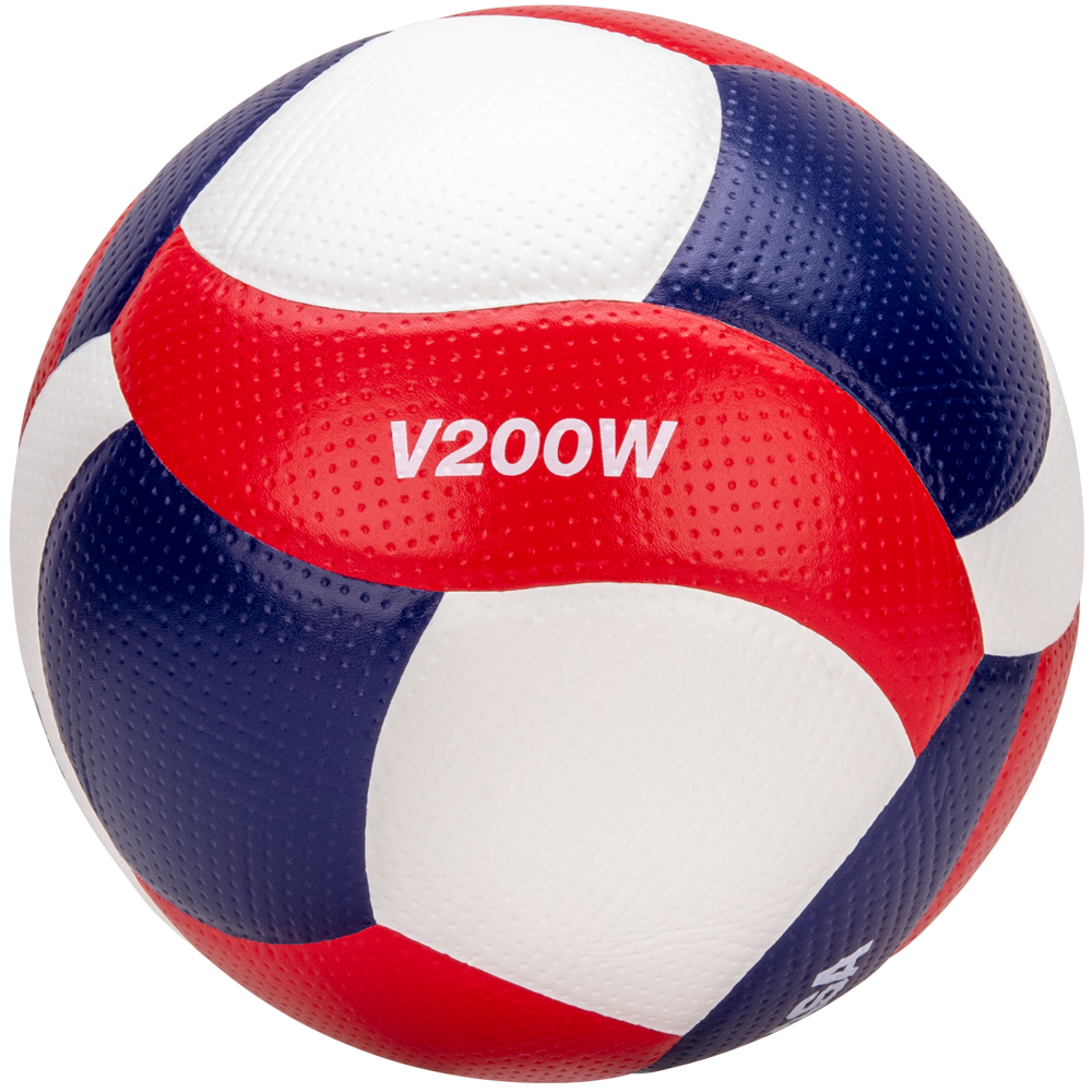 Official Game Ball of the FIVB, 18 panel,  red/white/navy, FIVB and NFHS approved