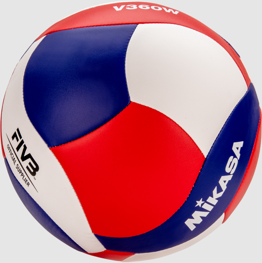 Indoor Volleyball, Varsity Series - FIVB Replica Of Game Ball, 18 Panel, Soft Stitched, Red/White/Navy