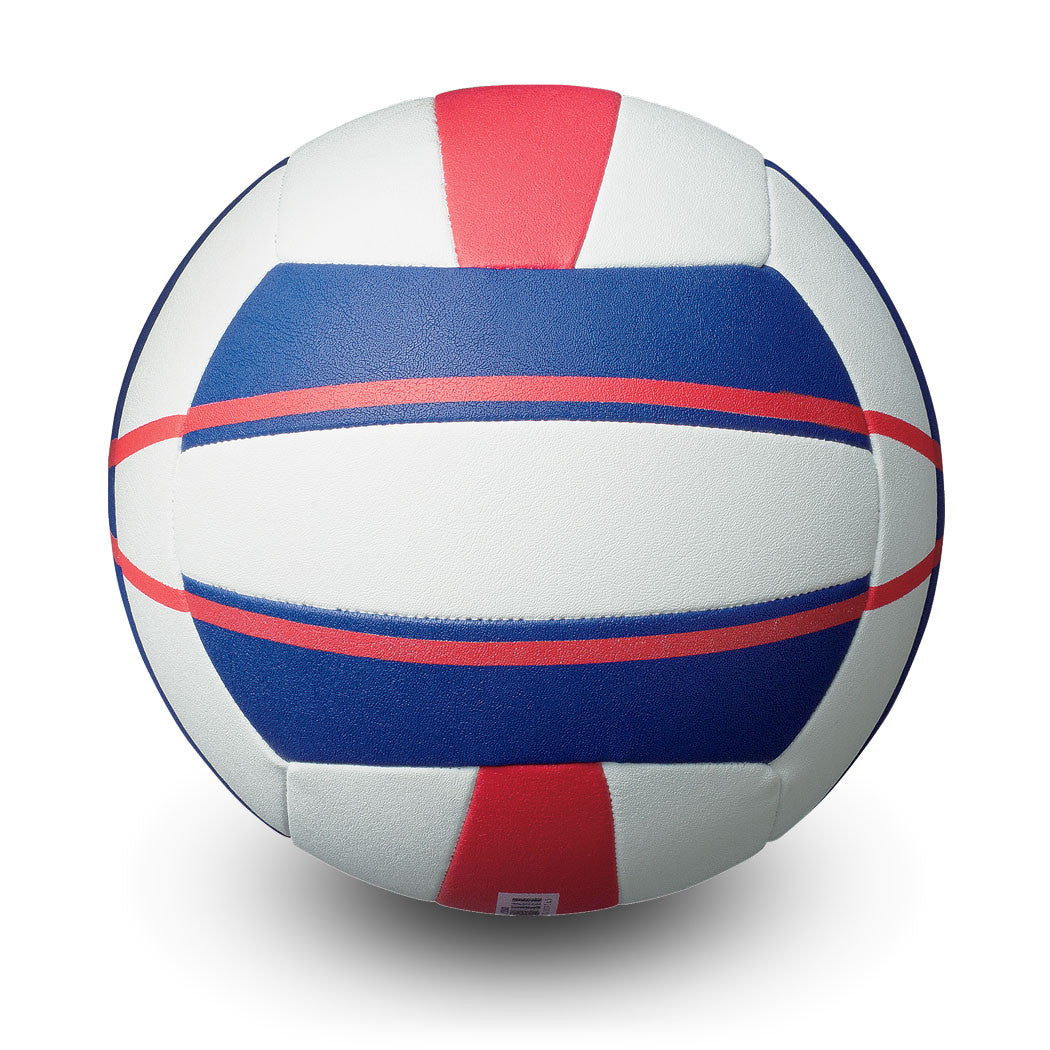Beach Volleyball FIVB Approved Beach Volleyball, PU Cover, Official Size, Red/White/Blue