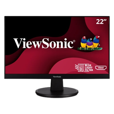 ViewSonic VA2247-MH 22 Inch 1080p Monitor, 100Hz Refresh Rate with FreeSync for Smooth Workflows, Ultra-Thin Bezels, HDMI, and VGA Inputs