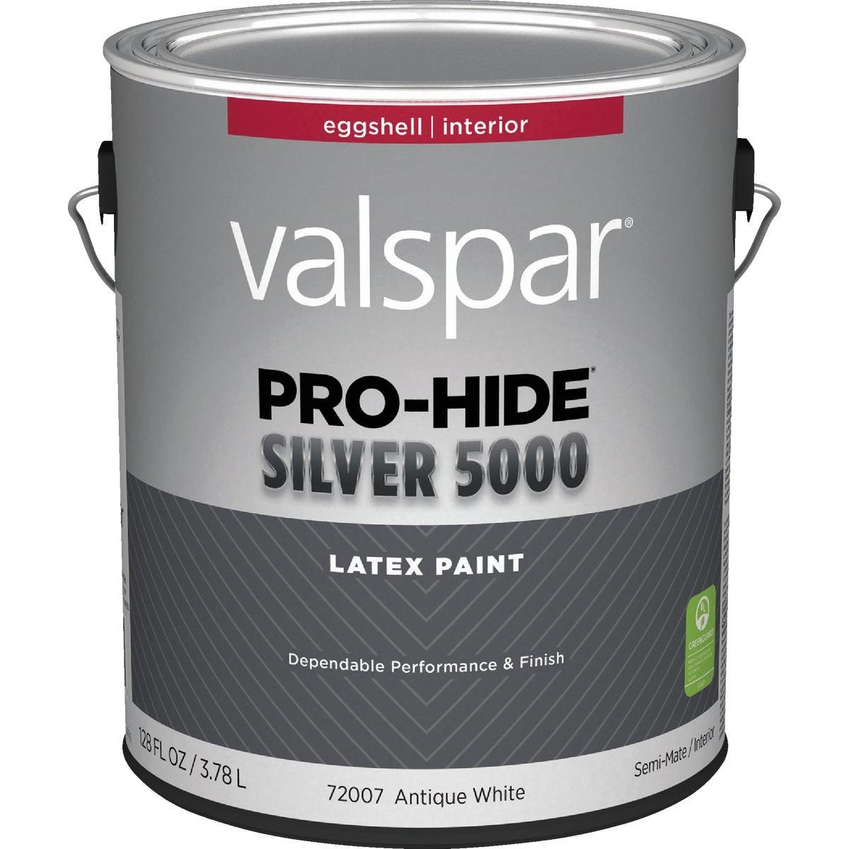 Valspar Pro-Hide Silver 5000 Latex Eggshell Interior Wall Paint, Antique White, 1 Gal.