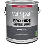 Valspar Pro-Hide Silver 5000 Latex Eggshell Interior Wall Paint, Antique White, 1 Gal.